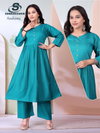 Anshima Vol 1 By Sankheswer Vertican Kurti With Bottom Wholesalers In Surat